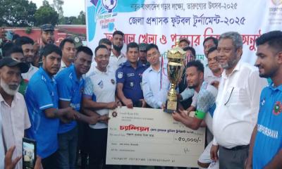 দিপকের গোলে শিরোপা জিতল পৌরসভা