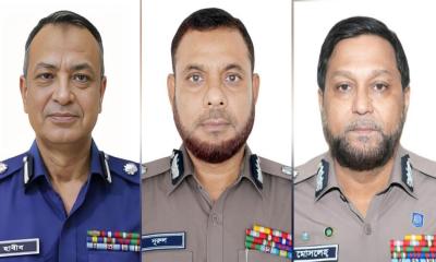র‍্যাবের নতুন ডিজি আহসান হাবীব, এসবি প্রধান নুরুল আমিন, সিআইডি প্রধান মোসলেহ উদ্দিন
