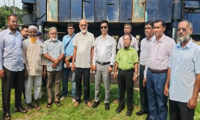 পিরোজপুর সরকারি উচ্চ বিদ্যালয়ে ৬ তলা ভবনের পাইলিং কাজ উদ্বোধন