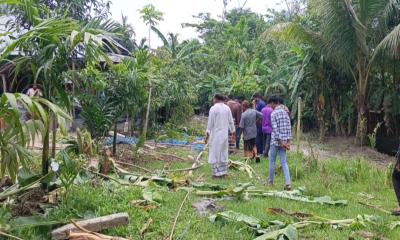 মঠবাড়িয়ায় বসত ঘরে হামলা, থানায় অভিযোগ
