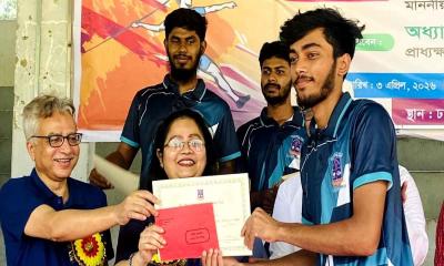 শহীদুল্লাহ হলের বার্ষিক ক্রীড়া প্রতিযোগিতায় টানা তিনবারের চ্যাম্পিয়ন সিফাত