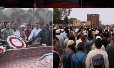 সাভারে লাখো মানুষের ঢলে বীর শহীদদের প্রতি জাতির পরম শ্রদ্ধা