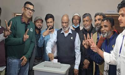 ভোটের মাধ্যমে দেশে গণতান্ত্রিক পরিবেশ সৃষ্টি হয়েছে: ড. আব্দুল মঈন খান