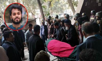 ময়নাতদন্তের জন্য সোহরাওয়ার্দীতে ওসমান হাদির মরদেহ, দুপুরে জানাজা