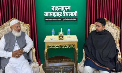 জামায়াত আমিরের সঙ্গে নাহিদ ইসলামের সাক্ষাৎ