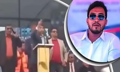 ‘হাজারবার জয় বাংলা স্লোগান দেব’ তারেক রহমানের মঞ্চে ছাত্রদল নেতা
