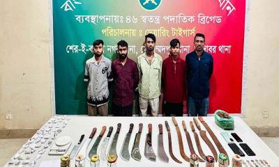 ভাইরাল ভিডিওর সেই দুর্ধর্ষ খুনি শাওনসহ ৫ জন গ্রেপ্তার