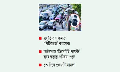 রাজধানীর সব সিগন্যালে বসছে এআই
