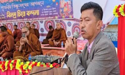 রাঙ্গামাটিতে আকাশ প্রদীপ প্রজ্জ্বলন সমাপনীতে ধর্মীয় সভা
