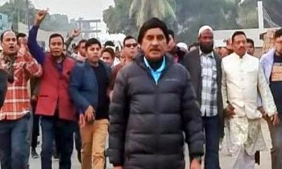 তারেক রহমানের আগমন উপলক্ষে কেন্দুয়ায় আনন্দ মিছিল