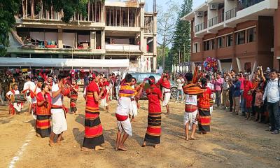 পাহাড়ে বৈসাবী উৎসবের আনুষ্ঠানিকতা শুরু 