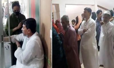 রোগী সেজে হঠাৎ সদর হাসপাতাল পরিদর্শনে এমপি জাহান্দার আলী