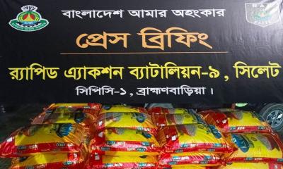 বিজয়নগরে র‍্যাব-বিজিবির যৌথ অভিযান, আটক ২
