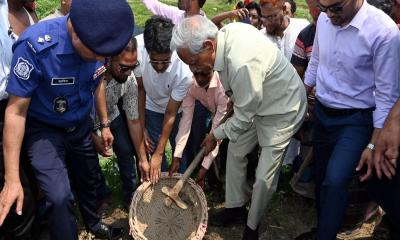 মাগুরার মহম্মদপুরে খাল পুনঃখনন কাজের উদ্বোধন