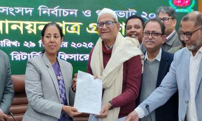 মনোনয়নপত্র জমা দিয়ে মির্জা ফখরুল