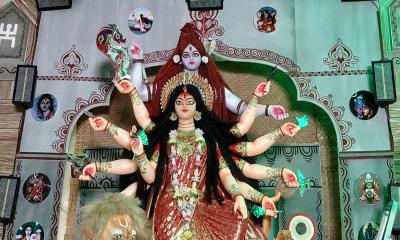 লক্ষ্মীপুরে ৭৮টি মণ্ডপে ষষ্ঠীপূজার মধ্য দিয়ে দুর্গাপূজা শুরু