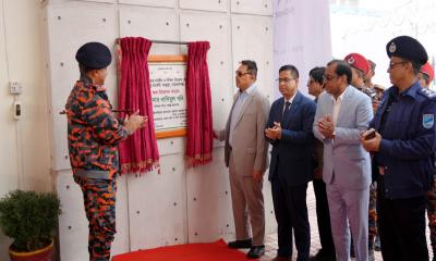 শিবু মার্কেট মডার্ন ফায়ার স্টেশনের শুভ উদ্বোধন
