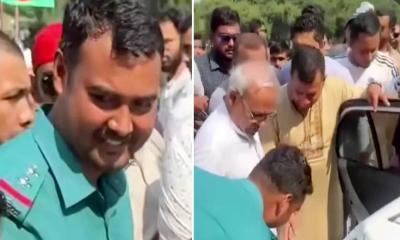 রিজভীর পা ধরে সালাম করা সেই পুলিশ ক্লোজড