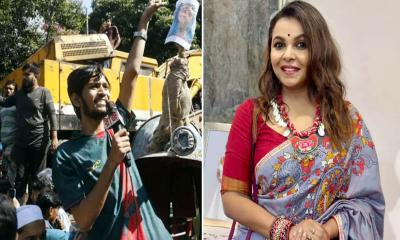 ৩২ নম্বরে বুলডোজার নিয়ে যাওয়া দলকে রাজাকার আখ্যা শাওনের