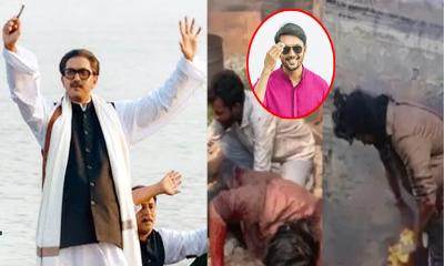 শুটিং স্পটে অগ্নিদগ্ধ আরেফিন শুভ