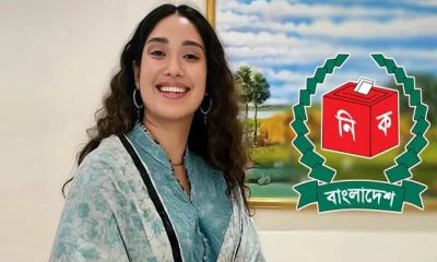 ভোটার হওয়ার আনুষ্ঠানিকতা সারলেন জাইমা রহমান