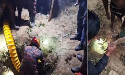 রাউজানে গভীর নলকূপের গর্তে পড়া শিশু মিসবাহ মারা গেছে