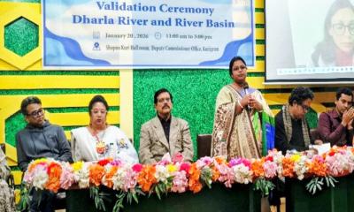 কুড়িগ্রামে ধরলা নদীর অবস্থা মূল্যায়ন বিষয়ক গবেষণা জরিপ প্রকাশ