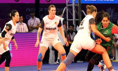 নারী কাবাডি বিশ্বকাপে বাংলাদেশ দেখালো টেকনিকের জাদু