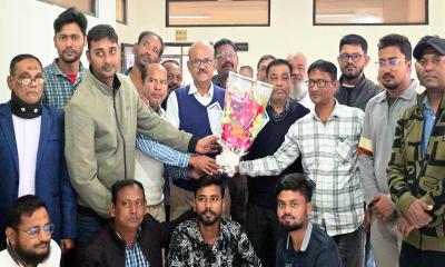 রাসিক কর্মচারী ইউনিয়নের নবনির্বাচিত কার্যনির্বাহী কমিটির সংবর্ধনা অনুষ্ঠিত