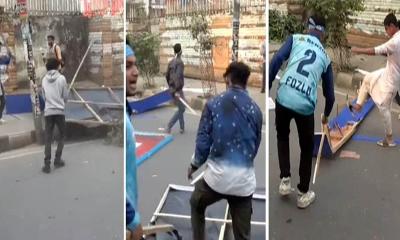 বিপিএল ম্যাচ স্থগিতকে কেন্দ্র করে মিরপুর স্টেডিয়ামে ভাঙচুর