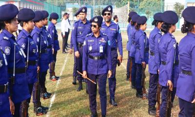 শরীয়তপুরে জেলা পুলিশের মাস্টার প্যারেড অনুষ্ঠিত