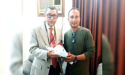 স্বাস্থ্যমন্ত্রীকে মনোহরদী উপজেলা সদস্য সচিবের শুভেচ্ছা