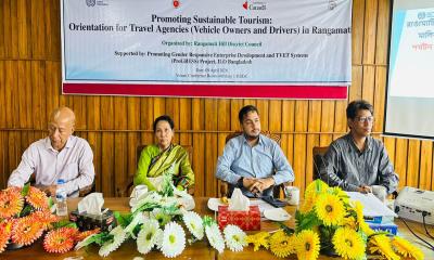 রাঙ্গামাটিতে পর্যটন উন্নয়নে যানবাহন চালক ও মালিকদের কর্মশালা