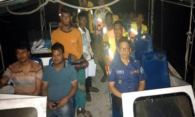 চাঁদপুরে মা ইলিশ রক্ষা অভিযানে ১১ জেলে গ্রেপ্তার