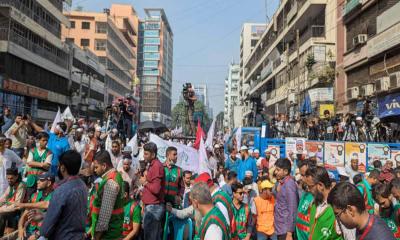 জামায়াতসহ ৮ দলের সমাবেশ চলছে পল্টনে