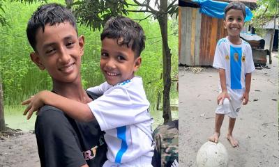 খুদে ফুটবলার সোহান পাচ্ছে ‘বিকেএসপির স্কলারশিপ’