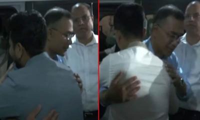 নাহিদ-সারজিসকে বুকে টেনে নিলেন তারেক রহমান