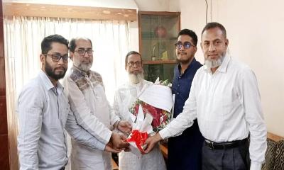 এমপি আবুল কালামের সঙ্গে জেলা এনডিএফ-এর সৌজন্য সাক্ষাৎ