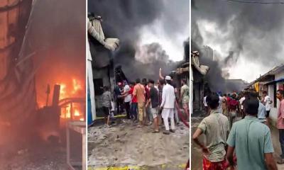 কদমতলীতে গ্যাসলাইট কারখানায় ভয়াবহ অগ্নিকাণ্ড, নিয়ন্ত্রণে ৫ ইউনিট