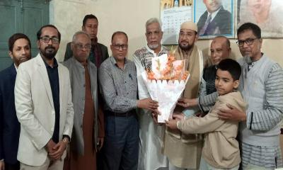 নবনির্বাচিত সাংসদ পিনাক চৌধুরীকে জিয়া হার্ট ফাউন্ডেশনের সংবর্ধনা
