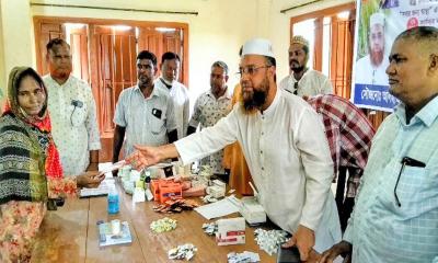 রাজারহাটে জেলা বিএনপির উদ্যোগে ফ্রি মেডিকেল ক্যাম্প