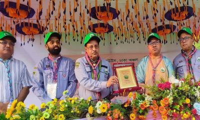 মধুপুরে শুরু হলো ঢাকা বিভাগীয় স্কাউট অ্যাডভেঞ্চার ক্যাম্প