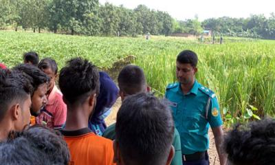 রাজশাহীতে ধানখেত থেকে অজ্ঞাত নারীর লাশ উদ্ধার
