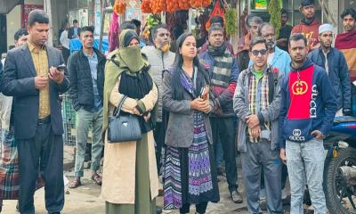 ধনবাড়ীতে গণভোটের সরকারি প্রচারণা শুরু, পরিদর্শন করলেন ইউএনও