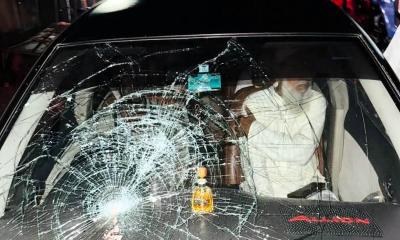 জামায়াত আমীরের গাড়িবহরে হামলা