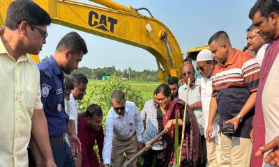 রাজবাড়ীর কালুখালীতে ৫ কি.মি. খাল পুনঃখনন কাজের উদ্বোধন