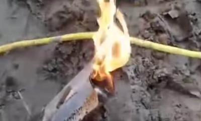 শালিখায় গভীর নলকূপ খুঁড়তে গিয়ে গ্যাসের সন্ধান