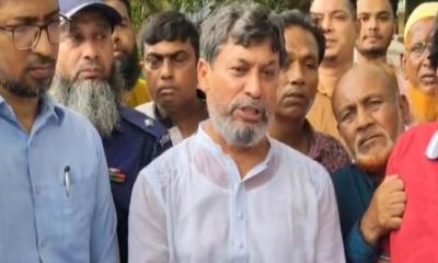 রাজৈরে ভয়াবহ অগ্নিকাণ্ড, ক্ষতিগ্রস্তদের পাশে এমপি জাহান্দার আলী জাহান