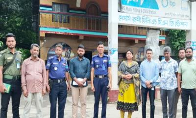 মানিকগঞ্জে কালোবাজারে পেট্রোল বিক্রি, পাম্প ম্যানেজারসহ গ্রেপ্তার ২