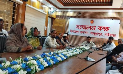 সাদুল্লাপুরে পহেলা বৈশাখ উদযাপনে উপজেলা প্রশাসনের প্রস্তুতি সভা